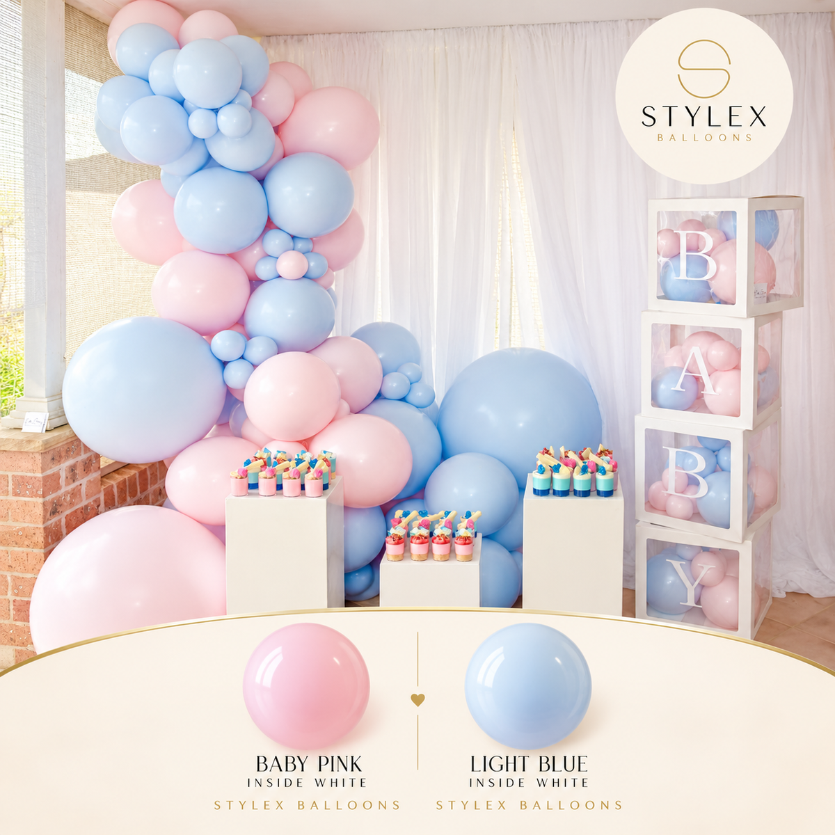 Baby Shower Balloon Garland: Colours, Counts and a Shopping List