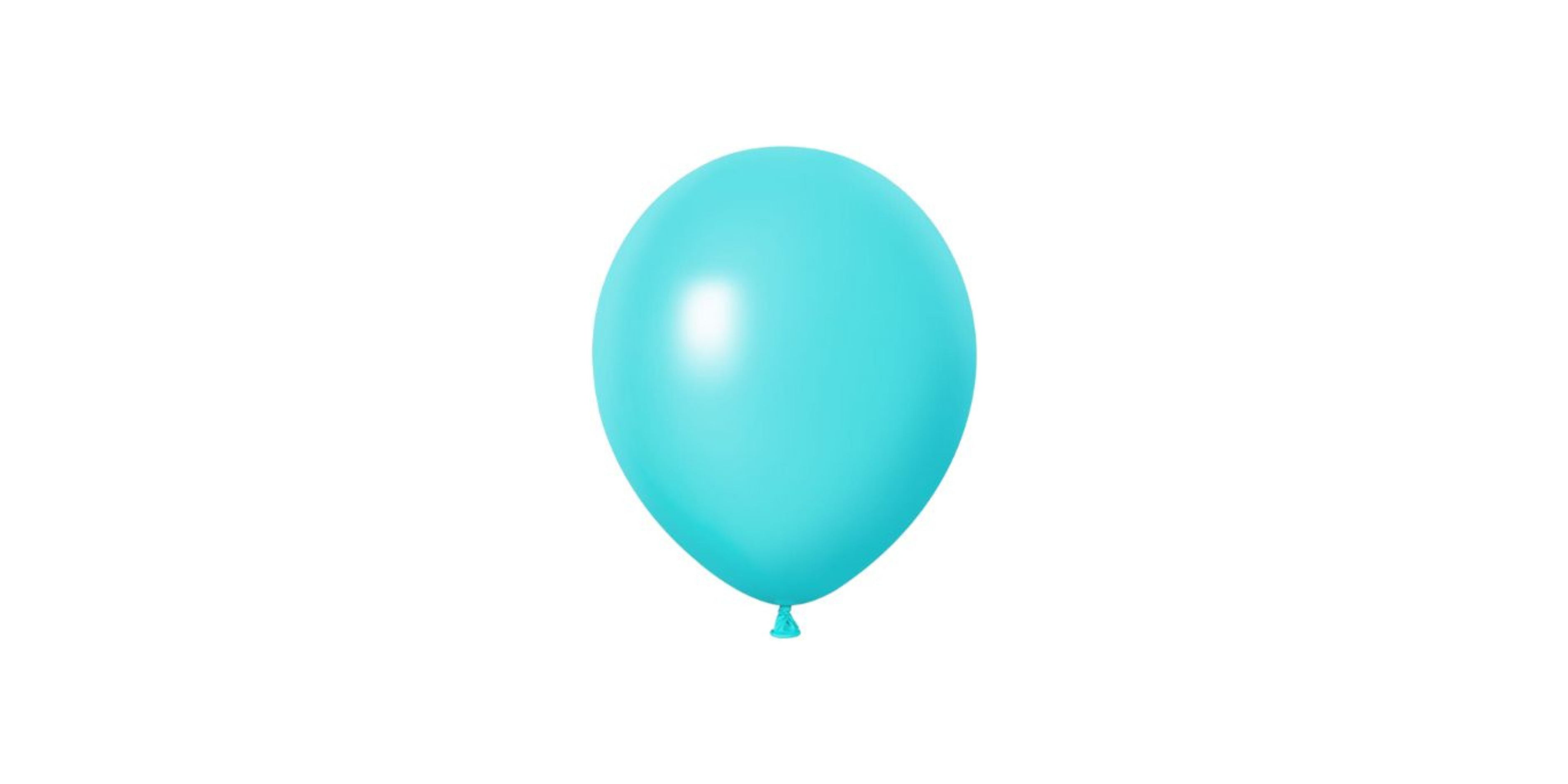 Caribbean Blue 05 Inch | 12cm | Pack of 100 qty