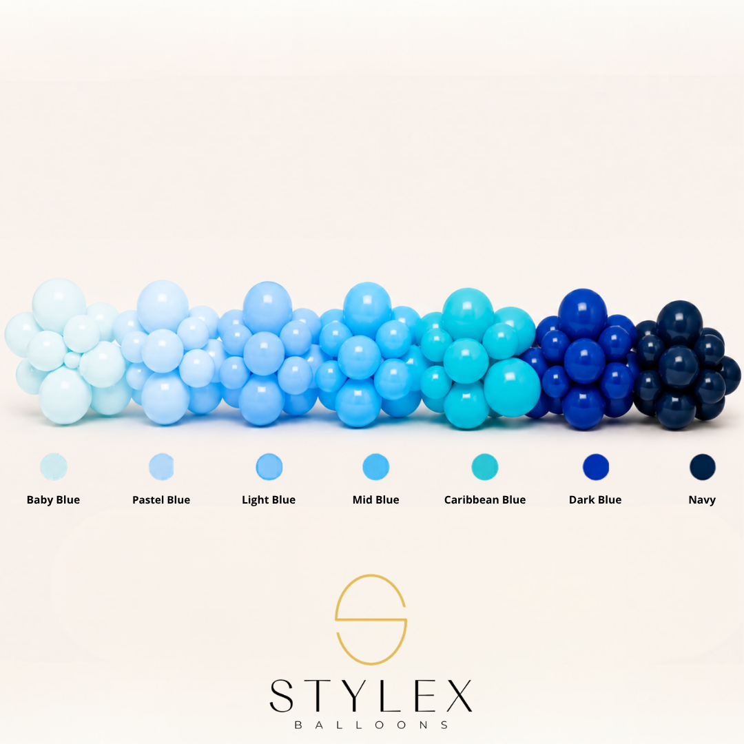 Caribbean Blue 18 Inch | 45cm | Pack of 25 qty