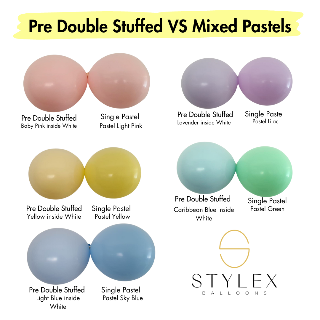 Pastel Mix Bag 24 Inch | 90cm | Pack of 10 qty