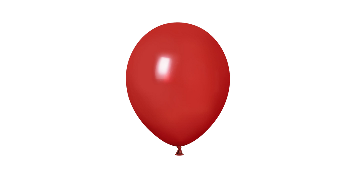 Deep Red latex balloon