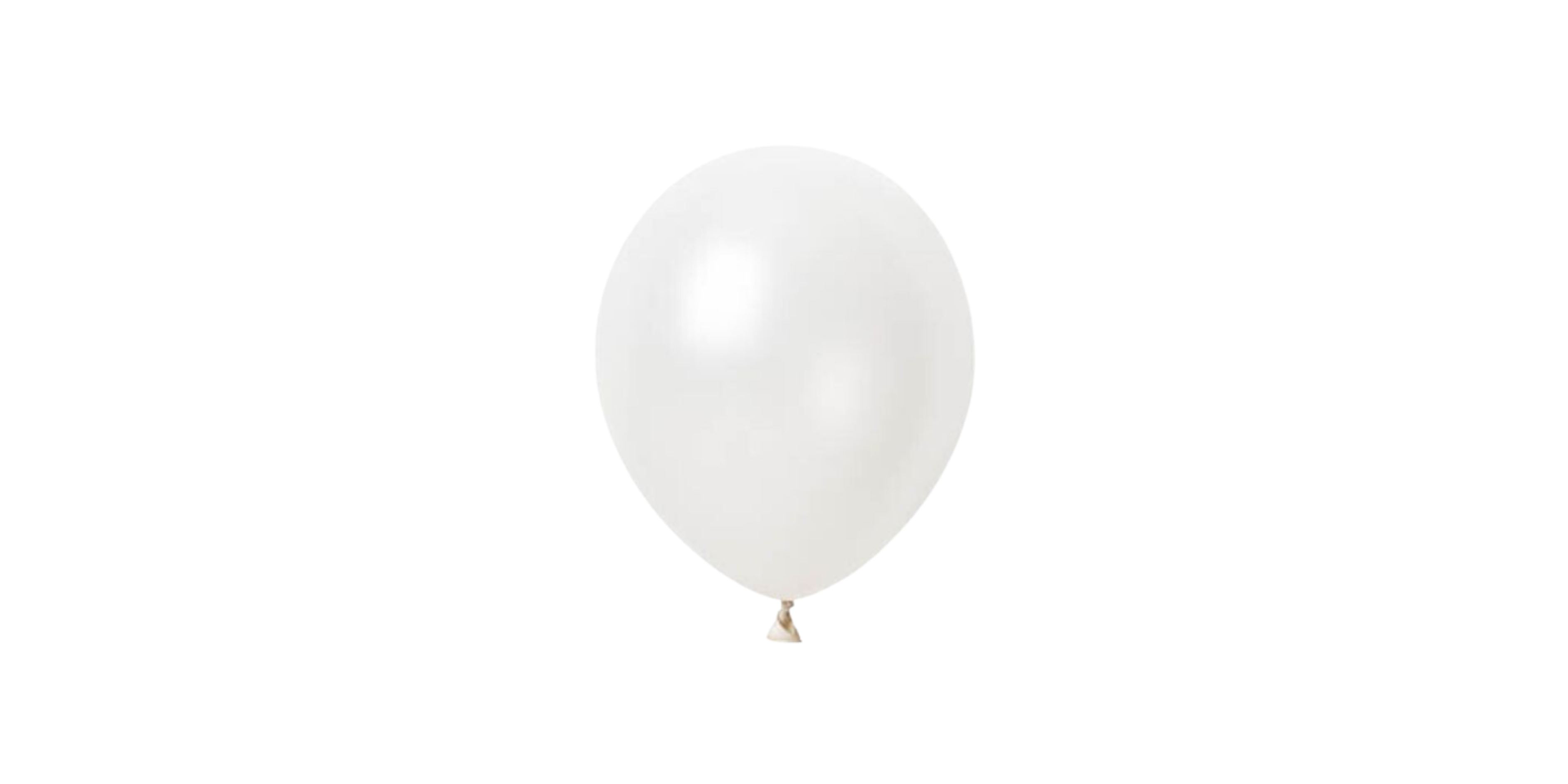 Pearl White 05 Inch | 12cm | Pack of 100 qty