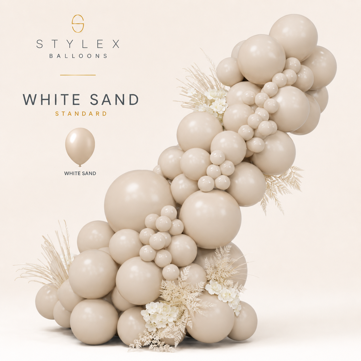 White Sand 24 Inch | 60cm | Pack of 2 qty